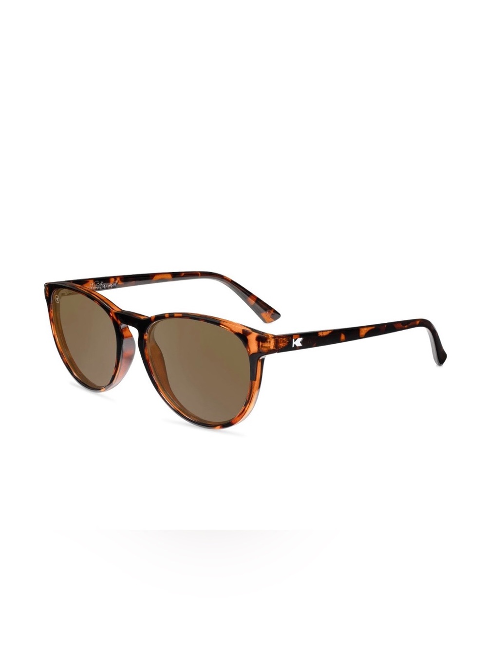 NWT Knockaround Sunglasses, Mai Tais,  Color:
Tortoise Shell / Amber